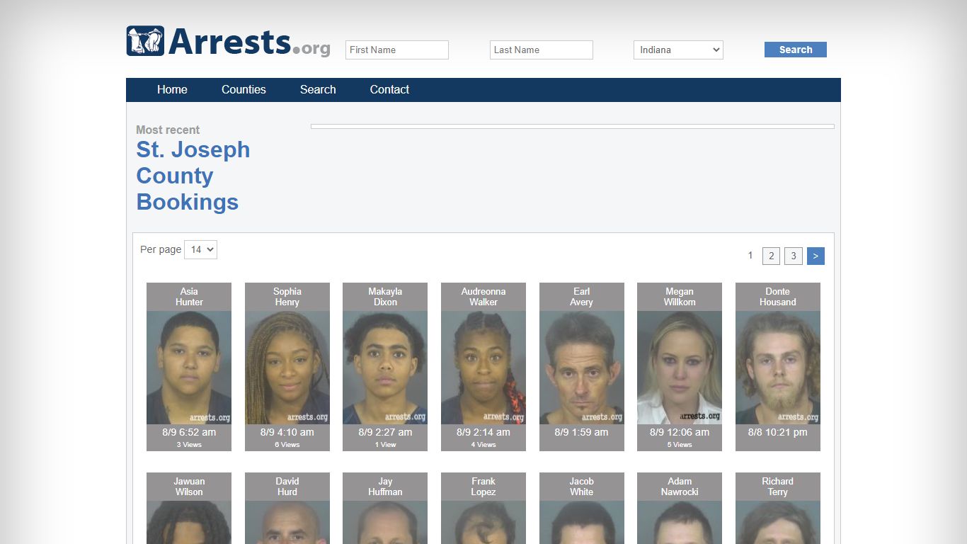 St. Joseph County Arrests and Inmate Search